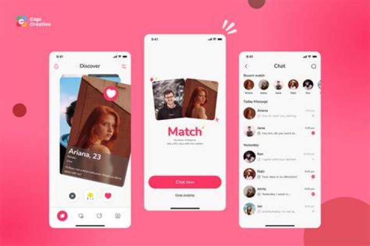 Adult dating site user interface responsive mobile design
