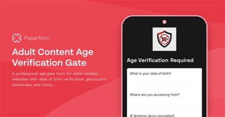 Adult website age verification and access control