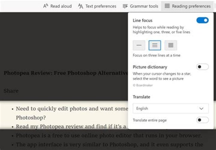 Comic reader customization and reading preferences settings