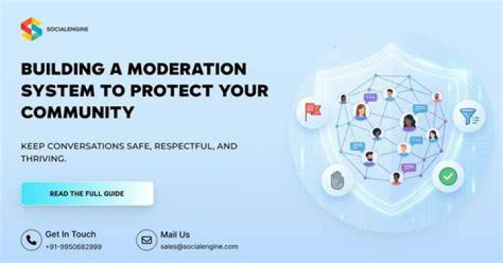 Forum moderation system and community safety