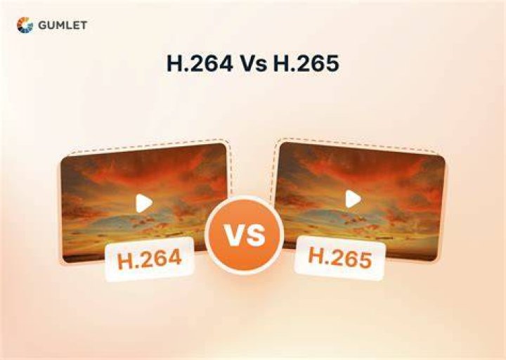 H.264 versus H.265 codec compression and quality comparison