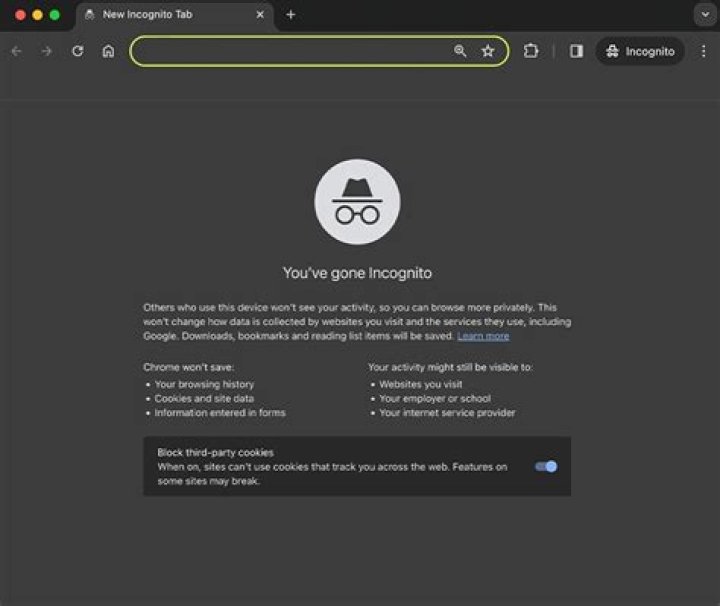 Incognito mode limitations for private browsing