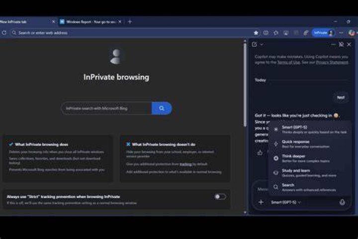 Incognito private browsing mode for adult content safety