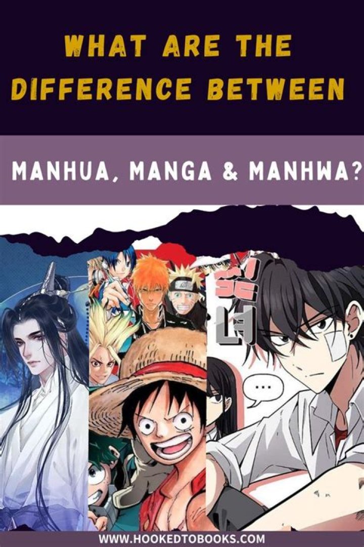 Manga manhwa and manhua adult comics comparison