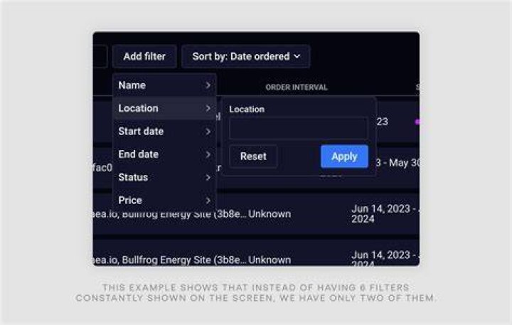 Manga reading site genre filter and bookmark system