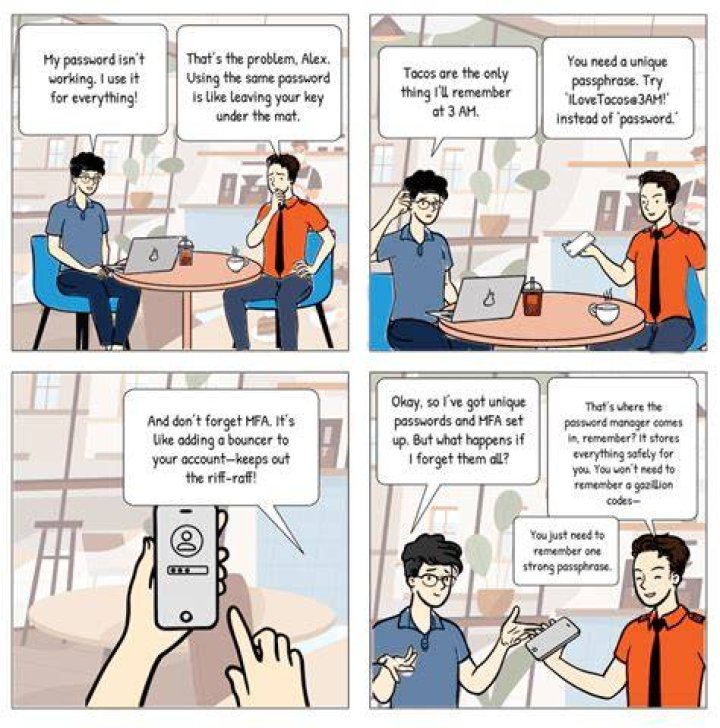Online account privacy and data security for comic website users