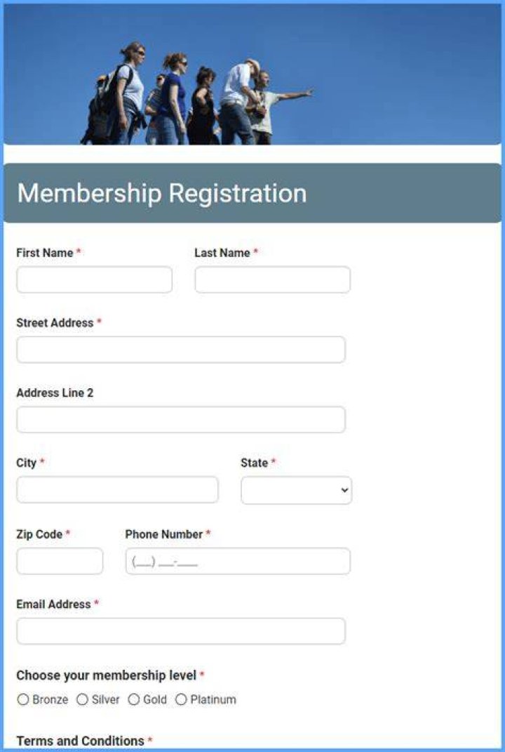 Forum membership and registration access levels