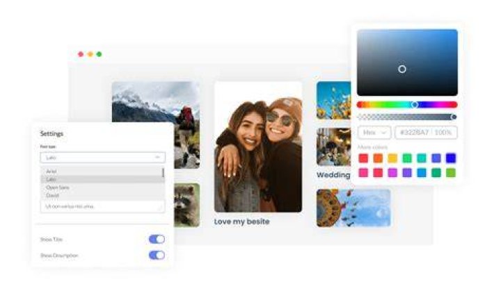 Online image gallery navigation and browsing tips