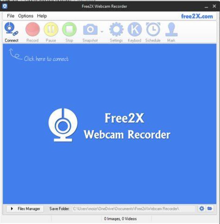 Browsing a webcam archive homepage
