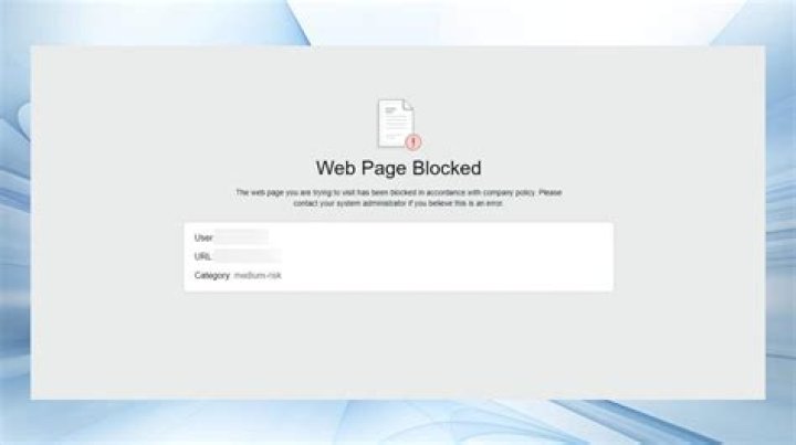 Website access blocked by ISP or region