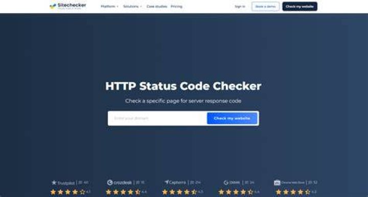 Website down status checker tool