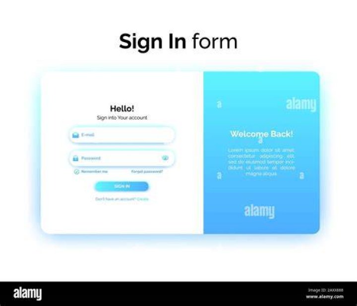 Website login interface